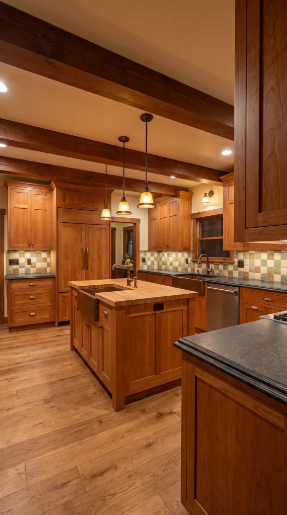 Craftsman-style kitchen idea