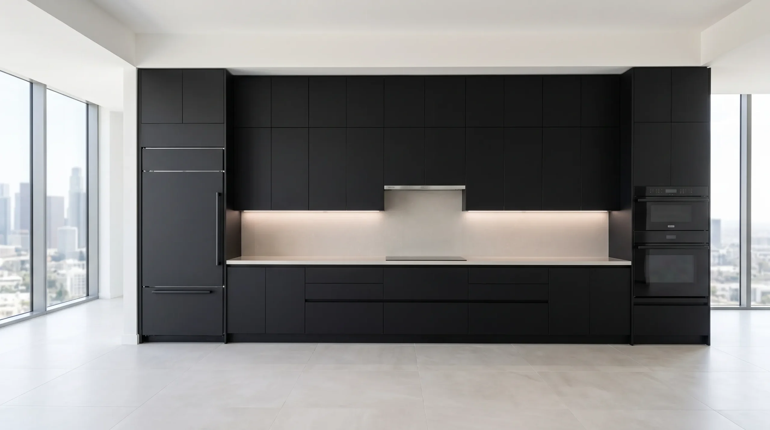 Flat-Panel Slab Cabinets
