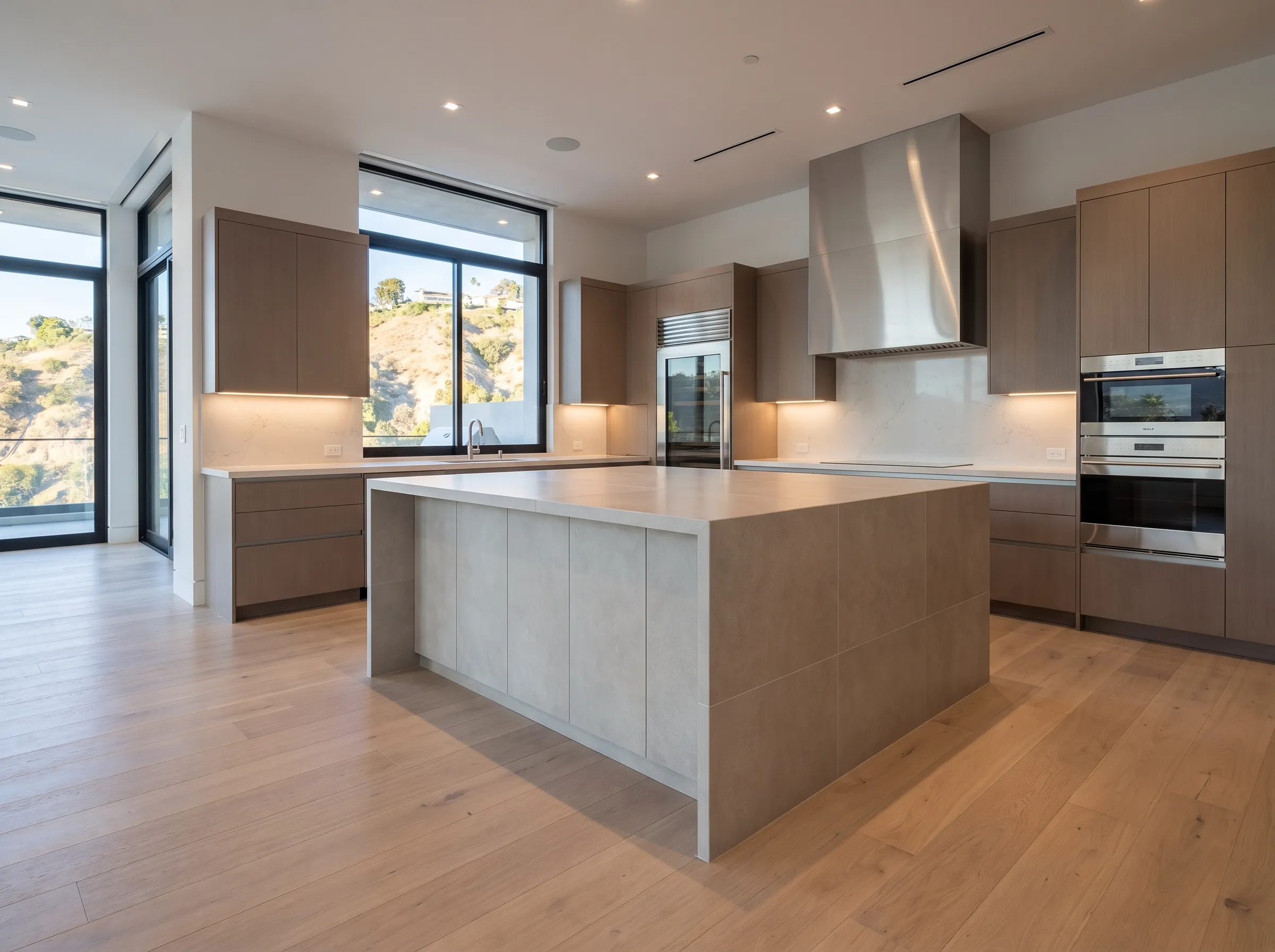 Porcelain and Ceramic Tile Kitchen Island Countertops
