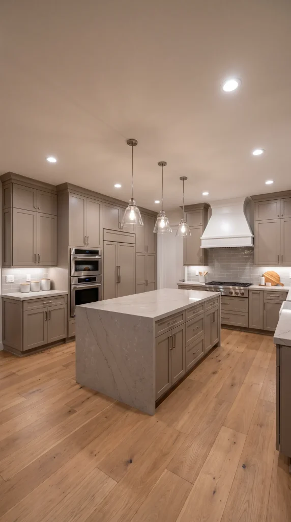 transitional style kitchen design