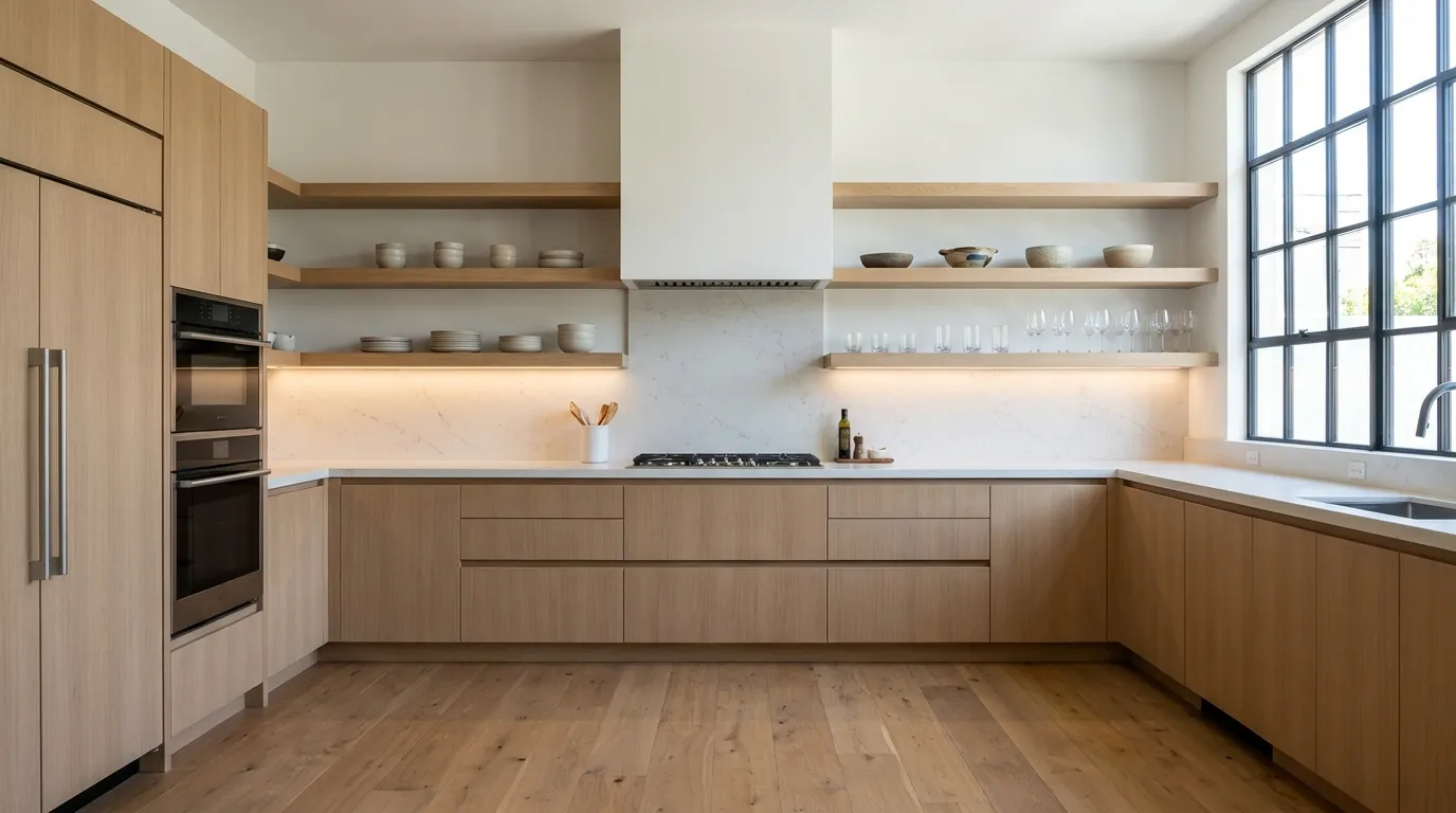 Open Shelf Cabinets